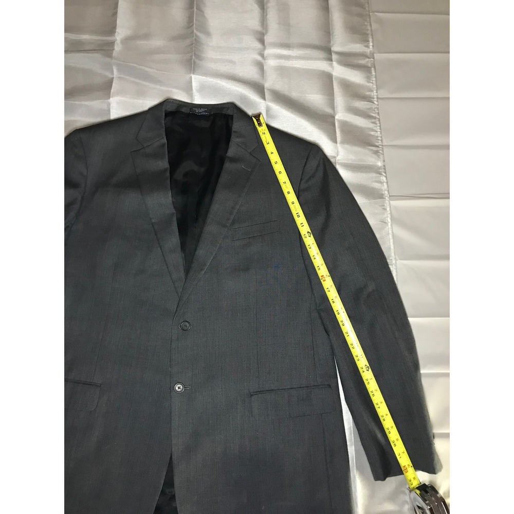 Tommy Hilfiger Mens 100% Wool Blazer Jacket Gray 2-Button Sport Coat XL 50 - Picture 10 of 11